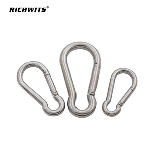Mosquetón de Acero Inoxidable RICHWITS 5299C, Gancho de Escalada con Capacidad de Carga de 450 kg, para Uso en Exteriores - Product Image 4