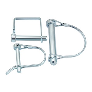 Koolstofstaal Snelsluitpen D Ring Veiligheidsslot Hapering <span class=keywords><strong>Pin</strong></span> Veer Grendel <span class=keywords><strong>Pin</strong></span> Voor Aanhangwagen Scharnier Poort Graafmachine Machines - Product Image 3