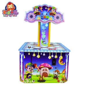 Machine <span class=keywords><strong>d</strong></span>'arcade Whack-a-Mole pour 2 joueurs, jeu de frappe au marteau à monnayeur pour enfants - Product Image 3
