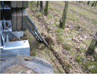 Moteur de machine de découpe de racines d'arbres Zoomye professionnel, résistant à l'usure, longue durée de vie, haute sécurité, durable pour l'arboriculture