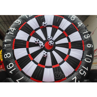 Cible de fléchettes de football gonflable d'extérieur pour jeu équitable et activité de team building