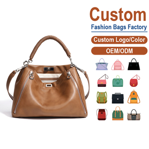 Sac à bandoulière en cuir pleine fleur multi-poches, fabrication OEM personnalisée, sac à main moderne pour femme au quotidien - Product Image 1