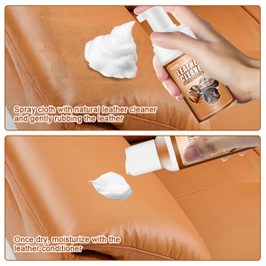 Kit de nettoyage et d'entretien pour <span class=keywords><strong>cuir</strong></span>, 100 ml, naturel, très vendu, éliminateur de taches pour <span class=keywords><strong>canapé</strong></span>, intérieur de voiture, siège - Product Image 3