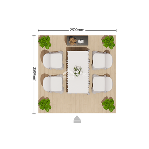 Lều mái vòm mọi thời tiết 2.5m * 2.5M cho khách sạn & khu nghỉ dưỡng-Mùa Đông đã sẵn sàng - Product Image 6