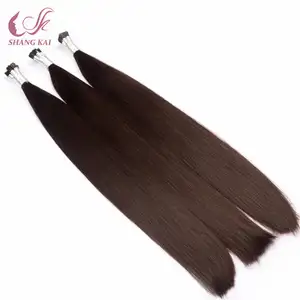 Raw Queratina itip extensão do cabelo 100% Remy natural extensão do cabelo humano Duplo Desenhado Vietnã i ponta extensões de cabelo atacado