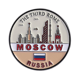 Phổ biến Nga Saint Basil của nhà thờ thiết kế hợp Kim Trâm sáng tạo Matryoshka búp bê Moscow mith men ve áo pins - Product Image 4