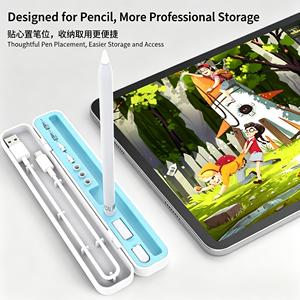 Multifunctional Stylus Pen Storage Case Hard Shell Anti-drop Protective Box Stylus Pen Storage Case for Most <b>Tablet</b> Pens - Product Image 2