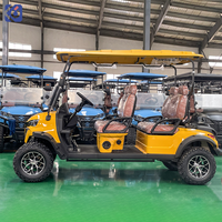 Nouvelle Voiturette de Golf Électrique à Énergie Solaire 4 Places Homologuée pour la Route avec Batterie au Lithium, Voiturette de Luxe pour Complexes Hôteliers et Visites Touristiques (Direct Usine)