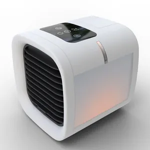 Mini ar condicionado portátil, móvel de verão mini ar condicionado levantamento de yoke pessoal mesa superior usb evaporativo mini usb resfriador de ar