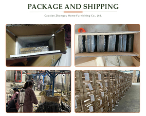 Kết hợp gỗ rắn Kệ tường nổi Bộ 5 thành phần hiện đại khác nhau tự làm trang trí mộc mạc vuông Kệ tường nổi - Product Image 5