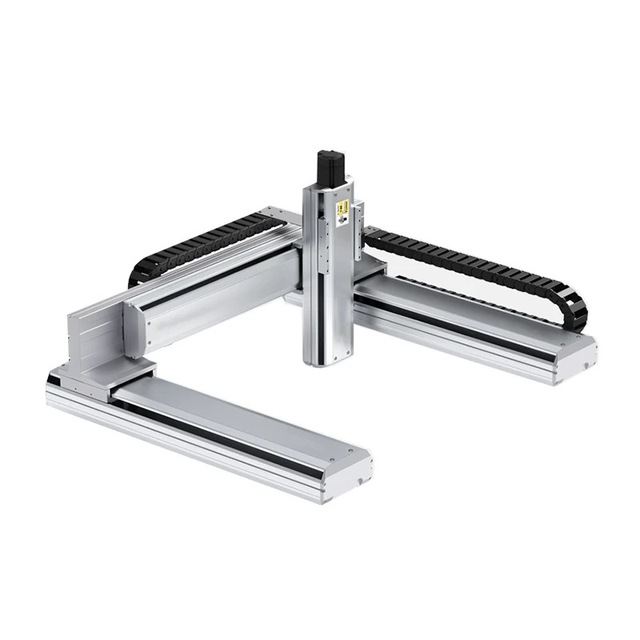 QIGE 3 Axis Linear Stage XYZ Gantry Robot Arm Motorized Table Multi-axis Positioning System Customizable Rail Guide Bearing PLC