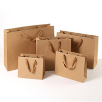 Sacs en papier kraft recyclé de luxe, écologiques, imperméables, de haute qualité, taille personnalisée, impression offset, coton, pour exposition, Ching TA