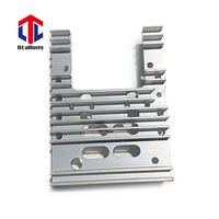 Dissipateur thermique personnalisé en aluminium 6063 6061 T5 dissipateur de chaleur par extrusion d'aluminium anodisé radiateur d'extrusion d'aluminium de fraisage CNC