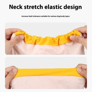 대형 개 반사 스트립 애완 동물 후드 비옷 아마존 방풍 폴리 에스테르 망토 스타일 비옷을위한 겨울 크로스 보더 - Product Image 4