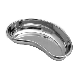 Stainless Steel Kidney Bowl Holloware Manual Surgical Instruments Kidney Tray with Forceps Metal Material - Product Image 4