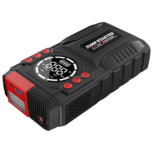 Démarreur portable 20000 mAh, <span class=keywords><strong>booster</strong></span> de <span class=keywords><strong>batterie</strong></span> de voiture, chargeur de <span class=keywords><strong>batterie</strong></span> externe, pack de batteries au lithium, pompe à air <span class=keywords><strong>pour</strong></span> pneus avec éclairage d'urgence - Product Image 1