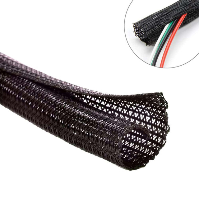 Breathable Flexible Self-winding Braided Cable protection Sleeve Eco-friendly Wear-resistant Cable Sleeves