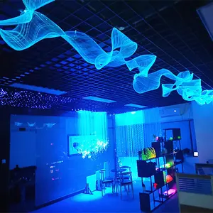 Kits de luzes de fibra óptica recarregável, luzes para decoração de teto em vestidos