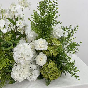 DKB Camino de Flores al por Mayor para Decoración de Bodas, Flores Artificiales para el Pasillo, Fondo Floral para Decoración de Ceremonias de Boda - Product Image 4