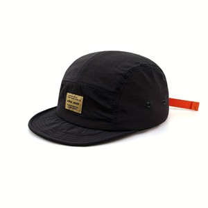 Cappelli in tessuto ad asciugatura rapida con cinturino arancione a tesa corta giapponese a 5 pannelli regolabili con cinturino in stile arancione - Product Image 2