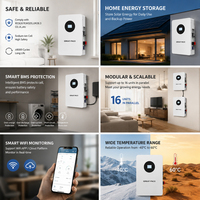 Batterie au sodium-ion murale 45,6 V 100 Ah 4,56 kWh, batterie de stockage d'énergie solaire pour système énergétique domestique