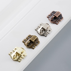 Serrure de meuble en fer avec clé passe-partout, installation facile, design chinois, pour boîtes cadeaux et armoires - Product Image 1