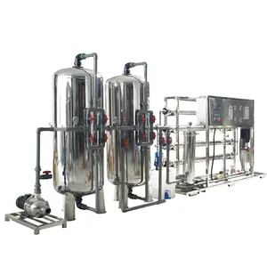 Fabrik kosten Preis 500lph 1000l/h 1000 Liter 6000lph 10000lph Edelstahl RO UV-Filteranlage Große Wasser aufbereitung maschine