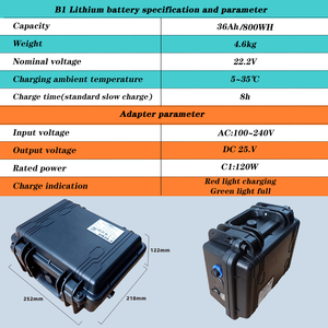 Propulseur à hélice longue endurance de RS Y01 Hélice électrique avec batterie Palmes électriques pour le surf - Product Image 3