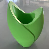 Rotomold Die Casting klem cetakan untuk Pot bunga tanaman membuat cetakan produsen Casting CNC Mach Shanghai