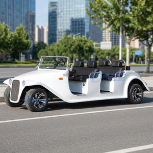 Voiture vintage classique, buggy électrique de luxe pour la visite de la ville, véhicule de réception d'hôtel - Product Image 1
