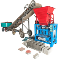 Machine à fabriquer des blocs de béton creux semi-automatique à bas prix pour la fabrication de pavés en béton