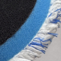 Disque de polissage en microfibre de 5 pouces avec support auto-agrippant pour polisseuse de voiture