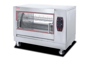 Horno Asador Comercial a Gas/<span class=keywords><strong>El</strong></span>éctrico <span class=keywords><strong>de</strong></span> 4.6KW con 4 Cestas para 8-12 Pollos, Acero Inoxidable para Restaurantes, Supermercados y Barbacoas - Product Image 4