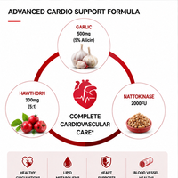 Comprimés de Nattokinase, Ail et Aubépine en Gros sous Marque Privée – Complexe Végétal pour le Soutien Quotidien Cardiovasculaire