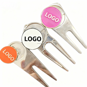 เครื่องมือซ่อมสนามกอล์ฟคุณภาพดี SY พร้อมที่ใส่ซิการ์และคลิปหนีบหมวกสำหรับ <span class=keywords><strong>Balisong</strong></span> - Product Image 1