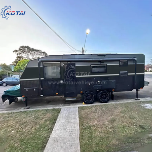 Remorque de voyage noire de luxe de haute qualité à bas prix <span class=keywords><strong>camping</strong></span>-<span class=keywords><strong>car</strong></span> mobile 4X4 RV 4 personnes caravanes tout-terrain de luxe - Product Image 2