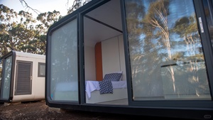 Casa Prefabbricata Leggera Tipo Capsula, Mini Casa Mobile, Ufficio Intelligente, Cabina Stile Apple - Product Image 4