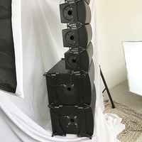 Sistema de Sonido Profesional Pro Active Dual de 10 Pulgadas con Altavoces de Línea Pasiva en Carcasa Metálica con 800W RMS