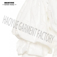 Robe en lin personnalisée de grande taille pour femmes, robes coréennes maxi à manches bouffantes et boutons, robe vintage d'été blanche pour femmes