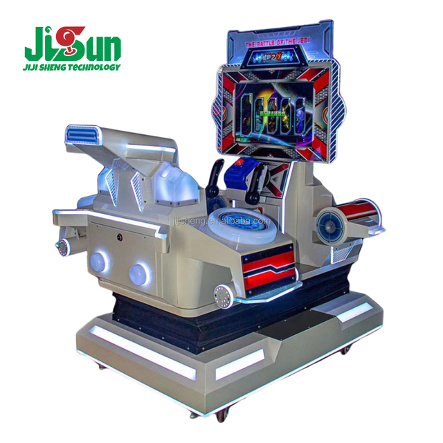 Children's Shooting Simulation Game Machine Coin-operated Amusement Machine Metal Construction 1 Year Warranty English Support