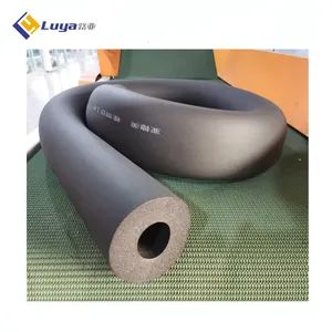 2 - 1 / 4 ID 3 / 4" thick B1 class copper pipe insulation pipe Rubber foam insulation for air conditioners