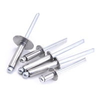 Remache ciego de acero inoxidable, remache ciego anodizado negro, remache ciego de aluminio, tornillo para madera, venta al por mayor en China