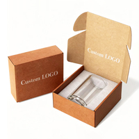Boîte en carton ondulé robuste personnalisée pour bière, boissons gazeuses, soda, eau, café, eau gazeuse, eau en verre, emballage de boîte d'expédition