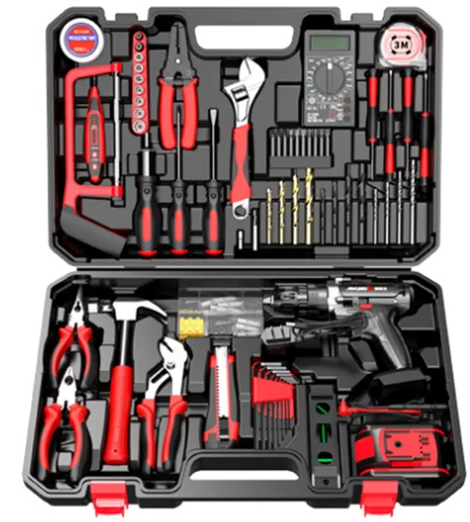 Hot sale High hardness Electrical Percussion drill Hardware tools Multifunctional vehicle repair kit car Repair tools suit