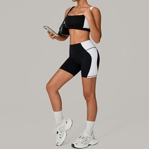 A New Taupe Colourway Elegant <strong>Women</strong> Gym Wear Super Soft Fitness Yoga Wear Yoga Set <strong>Womens</strong> <strong>Biker</strong> <strong>Shorts</strong> and Sports Bra Set - Product Image 3