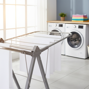 [HOME FRIEND] C-700 Premium Gullwing Compact foldable Drying Racks with sturdy assembly for secure and fast home <b>laundry</b> - Product Image 3