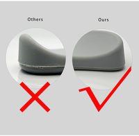 Repose-poignet ergonomique en silicone pour souris, repose-poignet pour souris, repose-poignet pour souris, soulagement de la douleur aux mains et aux poignets