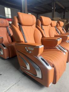 <span class=keywords><strong>KIA</strong></span> Carnival Luxury Aero Seat Primera clase 12V Asiento de coche eléctrico Reposapiés ajustable Cuero transpirable-PVC PU Vito Alphard - Product Image 3