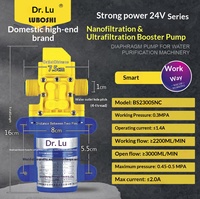 Pompe à eau auto-amorçante pour l'ultrafiltration, la nanofiltration et le RO, à débit réglable, petite pompe jaune, produits du fabricant