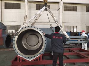 मोटर चालित फ्लैंज 30 इंच 150lb एंसी कास्ट स्टील गेट वाल्व इलेक्ट्रिक एक्ट्यूएटर तेल गैस अनुप्रयोगों के लिए सामान्य/मध्यम तापमान - Product Image 4